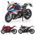 model bike 1/12 BMW S1000RR Motorcycle Toy 1:12 RMZ City Diecast Metal Racing Model Super Sport Miniature Collection Gift For Boy ChildrenParty Tableware. 