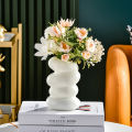 Plastic Spiral Vase Nordic Creative Flower Arrangement Container For Kitchen Living Bedroom Home Decoration Ornament. 