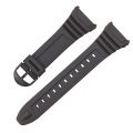 Rubber Watchband for Casio W-96H Watch Strap Accessories PU Plastic Silicone Bracelet with Special Interface Men Sport Wristband. 