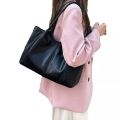 Women PU Leather Tote Bags Crossbody Handbags Shoulder Purse Messenger Black. 