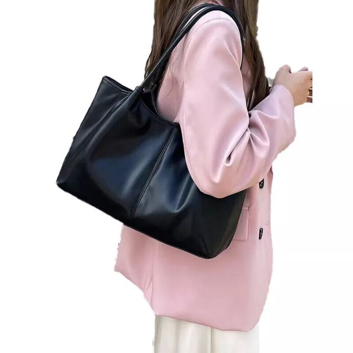 Women%20PU%20Leather%20Tote%20Bags%20Crossbody%20Handbags%20Shoulder%20Purse%20Messenger%20Black%20-%20Image%203