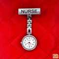 Stainless Steel Nursing Watch for Hospital Nurses and Midwife Watches Plain & With Text FB-WW FREE ONE BATRY. 