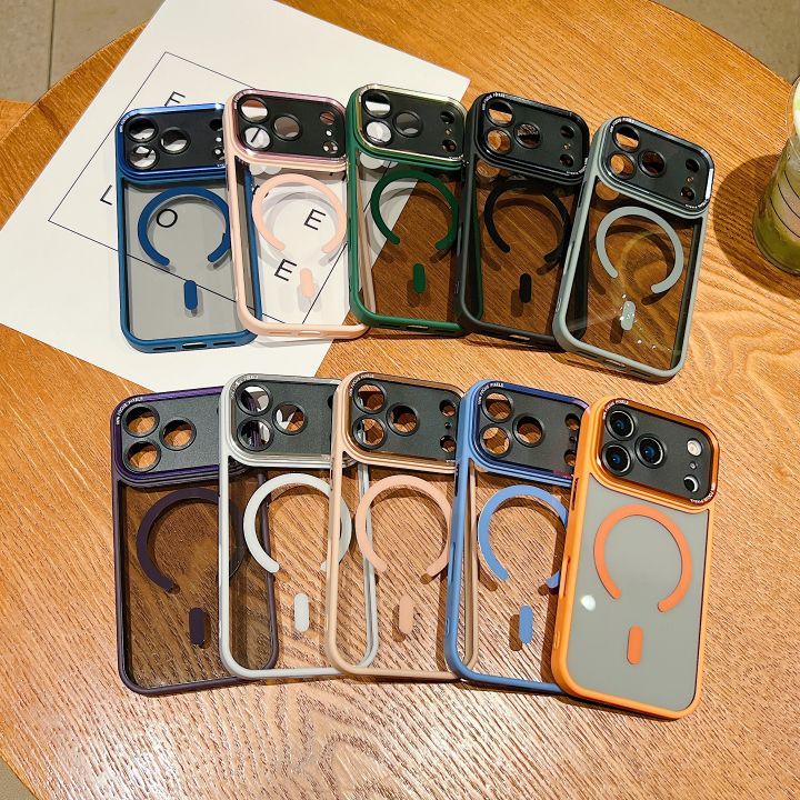 HOCE%20Luxury%20Clear%20Magnetic%20Phone%20Cases%20For%20iPhone%2017%2016%2015%2014%2013%2012%20Pro%20Max%2014%2015%2016%20Plus%2011%20MagSafe%20Case%20Camera%20Lens%20Protective%20Hybrid%20Shockproof%20Soft%20Bumper%20Hard%20Back%20Cover%20-%20Image%206