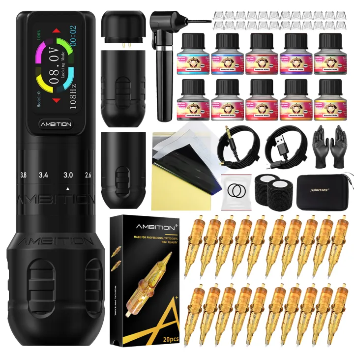 2025%20New%20Ambition%20Seher%20Tattoo%20Set%20Adjustable%202.2-4.2mm%20Stroke%20Touch%20Screen%20Wireless%20Battery%202400mAh%20Tattoo%20Machine%20Kit%20for%20Body%20Artists%20-%20Image%207