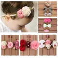 3Pcs Lace Flower Baby Headband Turban Kids Newborn Girl Bows Headbands Infant Toddler Hair Bands Haarband Baby Hair Accessories. 