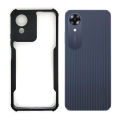 OPPO A17K ipaky case Soft Silicone TPU Back Cover Premium Semi Transparent Shockproof Bumper Case with Hardy Edges Extra Alloy Outer Protection New Luxury Design Protective Mobile Phone Case for OPPO A17K. 
