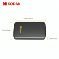 Original Brand New KODAK Portable External Hard Drive P150 - HDD 500GB External SSD 2.5'' USB 3.0, 5Gbps Fast Data Transfer, Stable & Durable, Ideal for Backups, Gaming & Storage Disk Compatible for Laptop Desktop with seal pack. 