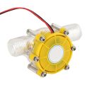 ABZV-10W Water Flow Pump Mini Hydro Generator Turbine Flow Hydraulic Conversion 5V. 