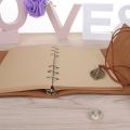 Retro Leaf Notebook School Office Stationery Diary Notepad Literature Pu Leather Note Book Traveler Journal Planners Gifts. 