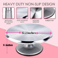 KOKKO Cake Stand, 12 Inch Rotating Cake Turntable With 3 Scrapers, Spatula, Cake Shovel, Baking Decorating Supplies For Baking Enthusiasts, Baking Course. 