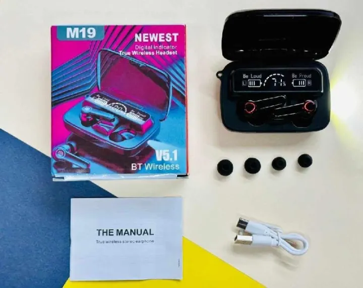M19%20TWS%20True%20Wireless%20Headset%20PODS%20BLUETOOTH%20HEADSET%20Earbuds%20M19%20TWS%20Wireless%20Headphones%20with%20Touch%20Control%20Gaming%20Bluetooth%20In%20Ear%20Earphone%20Bluetooth%20Headset%20(Black,%20True%20Wireless)%20-%20Image%204