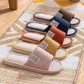 Buy One Get One Free Linen Slippers for Women Spring and Autumn Home Indoor Cotton and Linen Home Floor Home Deodorant Living Room Men's Slippers. 