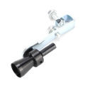 Muffler pipe whistle turbo sound whistle tail throat whistle car Modification Tail Throat Exhaust Pipe Whistle Aluminium Alloy Black. 