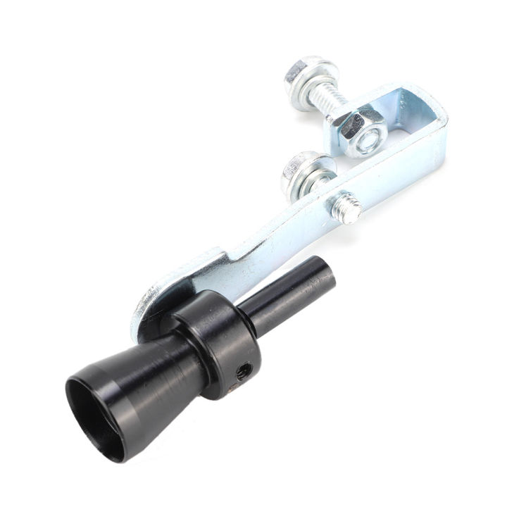 Muffler pipe whistle turbo sound whistle tail throat whistle car Modification Tail Throat Exhaust Pipe Whistle Aluminium Alloy Black