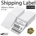 Shopila Shipping Label Logistic Barcode Label 102mm x 152mm High Quality Printable 500Pcs and 2000Pcs Pack Sticker for Zebra Sticker Label. 