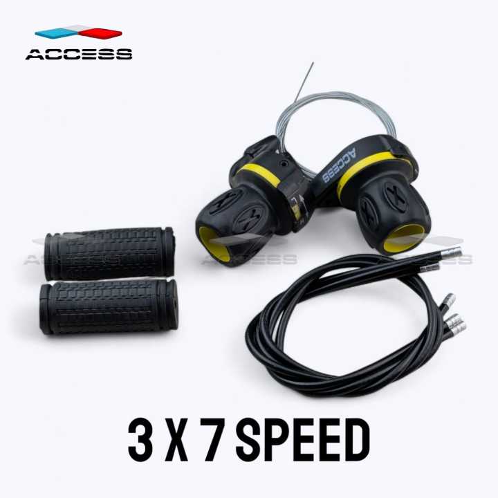 SHIFTING%20LEVER%20MTB%20GRIP%20TYPE%20NO-1-%20ACCESS%20Bicycle%20Gear%20Shifter,%20Cycle%20Gear%20Shifter%20Pair%20with%20Speed%20Indicator,%203x6%20and%203x7%20Speed%20Gear%20Shifters,%20ACCESS%20Brand%20-%20Image%202