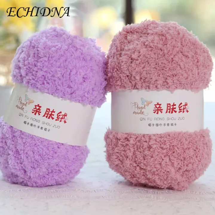 ECHIDNA%20Coral%20Velvet%20Yarn%20Non-shedding%20Handmade%20Bag%20Chenille%20Yarn%20-%20Image%208
