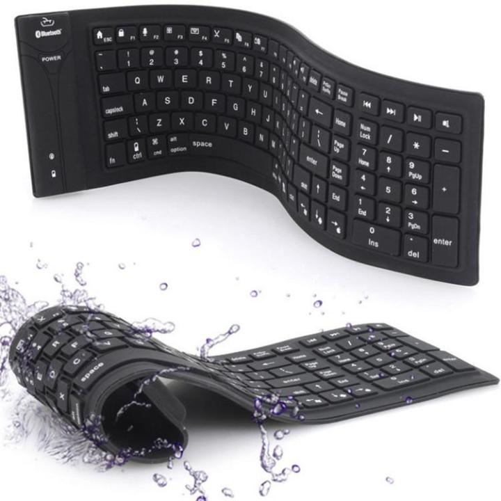 Flexible Mini Foldable Wired Usb Computer Keyboards Portable Waterproof Silicone Soft Slim Folding Gaming Keypad For Laptop