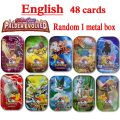 pokemon cards golden Anime 48Cards Pokemon Card Iron Metal Box Lost Origin Shining Cards GX Vmax V Battle Game Collection Card Kids Christmas GiftParty Games Crafts. 