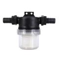 Pipe Strainer Pump Filter Transparent Inline Mesh Strainer Water Irrigation High Flow. 