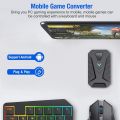 Keyboard and Mouse Converter Portable Mobile Gaming Keyboard Mouse Converter Adapter for Android Phone(Does not Support Ios System). 