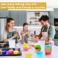 12/6/3/1pcs Cake Mold Round Muffin Cupcake Baking Molds Kitchen Cooking Bakeware DIY Cup Cake Maker Decoration Tools. 