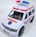 Friction Powered Rescue Ambulance Toy Emergency Vehicle for kids/ Ambulance Medical Vehicles Toy. 