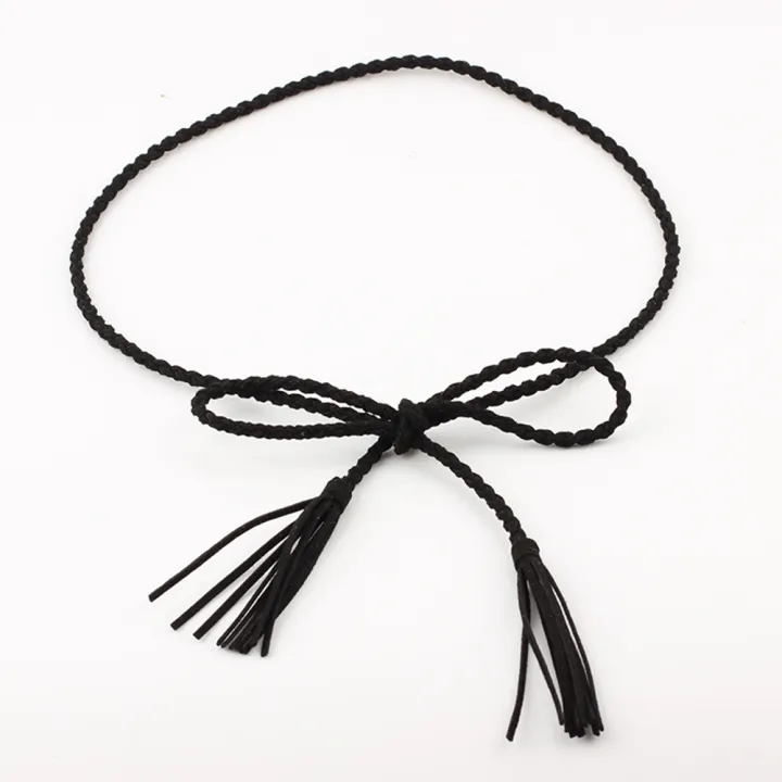 Female%20Braided%20Waist%20Belt%20%20Waistband%20Women%20Long%20Waist%20Rope%20Solid%20Color%20Thin%20Waist%20Chain%20Dresses%20-%20Image%202
