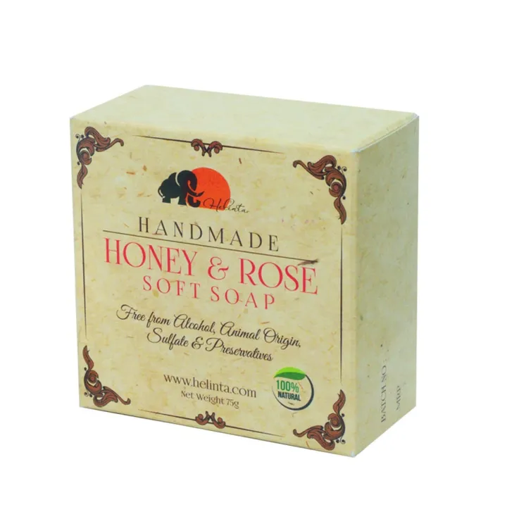 Helinta Honey & Rose Handmade Soap