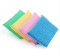 12pcs Random Color Sponge, Scrubber, Multi-functional Cleaning Sponge, For Kitchen And Dish Washing. 