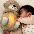 Breathing Teddy Bear Breathing Otter with Soft Music Soft Plush Toy  / breathable teddy / teddy bears for girls. 