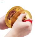 Finger Cymbals Hand Percussion Finger Cymbals 12cm 1 Pair Musical Instrument Developmental Copper Hand Cymbals for 3 Years Old up Boys Girls. 