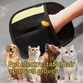 Pet Static Hair Removal Gloves Two Way Brush Hair Remover Hair Sticking Tool Cat Hair Gloves Cat Hair Removal Comb Dual purpose. 