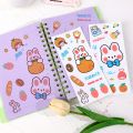Little Bunny Handbook Stickers School Office Supplies Cute Girl Water Cup Stickers DIY Diary Decorative Stickers Waterproof Stationery Decorative Accessories. 