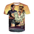 2020 new Grand Theft Auto Game Tops Clothing GTA 5 t shirt Outwear Costumes Kids Clothes Girls T Shirts men summer. Vestrt. 