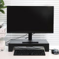 Computer Monitor Heightening Holder Office Desk Storage Container PC Screen Stand Support For Printer Laptop Desktop Elevated Guka. 
