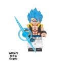 Compatible with LEGO Dragon Ball Son Goku Super Saiyan Vegeta Broly Building Blocks Minifigures Children's Toys. 