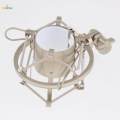 Stainless Steel Microphone Anti-Vibration Shock Mount Black-4.5cm. 