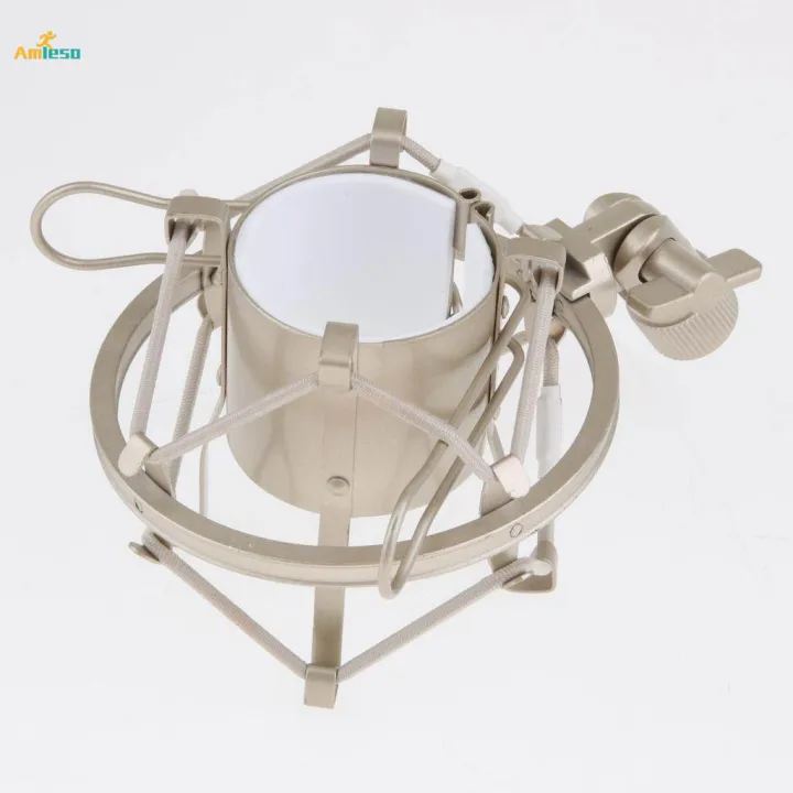 Stainless%20Steel%20Microphone%20Anti-Vibration%20Shock%20Mount%20Black-4.5cm%20-%20Image%202