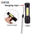 High Quality Mini Portable USB Rechargeable XPE COB LED Light Lamp Flashlight Torch 3 Modes. 