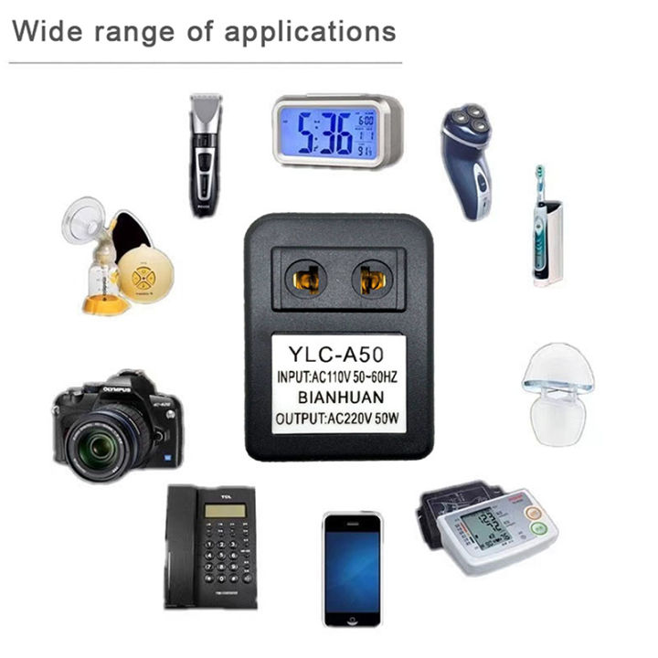 1Pc%2050W%20Phase%20Step-down%20Transformer%20Travel%20Adapter%20Voltage%20Converter%20110V%20To%20220V%20Electrical%20Equipment%20Supplies%20-%20Image%203