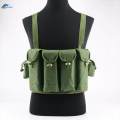 Chest Rig Bandolier Pouch Plate Carrier Portable Adjustable Quick Release Molle. 