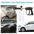 TopZ Store 4350PSI Car Auto Wash Foam Gun High Pressure Car Washer Snow Foam Lance Soap Foamer Water Gun for Home Vehicle Cleaning Tool. 