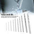 Twist Drill Bits 10PCS Durable High Speed Steel Bit 0.5-3mm Straight Shank Drilling Tools. 