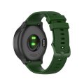 For Xiaomi Haylou RT LS05S 22mm Checkered Silicone Watch Band. 