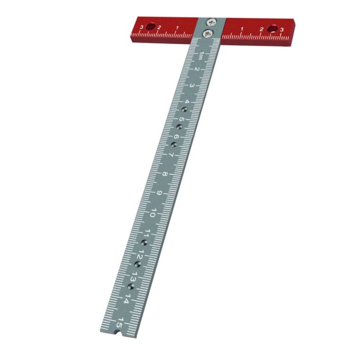 High Accuracy Aluminum Alloy T Square Ruler Anodized Finish Imperial ...