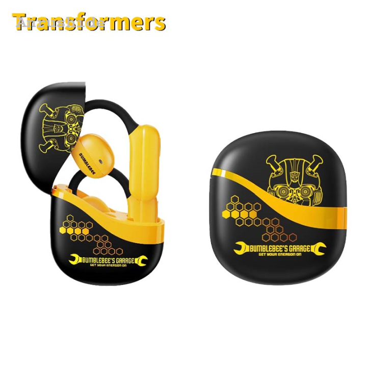 TRANSFORMERS TF-T21 Bumblebee Wireless Bluetooth Ear Hook High Fashion Quality Sport Earphones Low Latency Headphones Gaming Earbuds