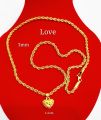 RANTAI Leher Pintal Emas Korea Emas BANGKOK Necklace pintal 3mm/50cm-70cm +Loket GOLD PLATED. 