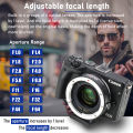 Viltrox EF-EOS M2 EF-M Lens Adapter ring 0.71x Focal Reducer Speed Booster Adapter for Canon EF lens EOS M mount Camera M6 M3. 