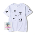 BTS BT21 Logo Tshirt KPOP Logo Branded T shirt Crew Round Neck Tshirts T-shirt. 